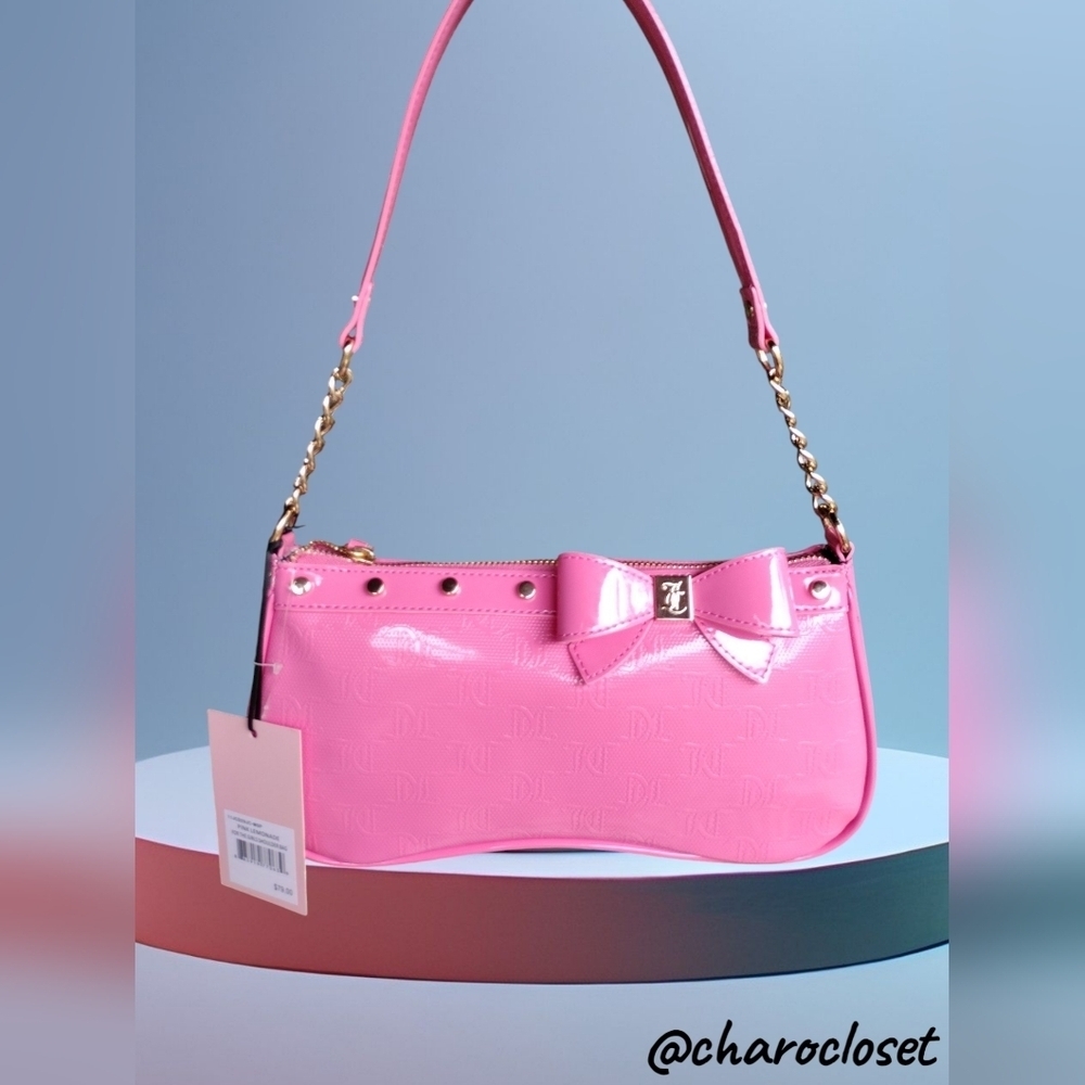 Juicy Couture Pink Bow Shoulder Bag - Picture 2 of 7